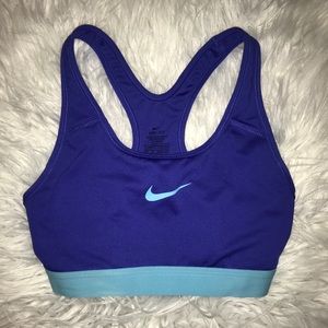 Nike XS Sports Bra two tone blue
